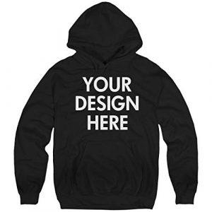 Customize Cotton Black Hoodie