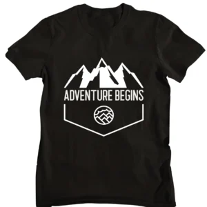 Adventure Begin Half Sleeve t-shirt