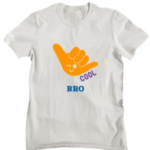 Cool Bro Printed White T-shirt