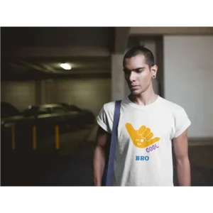 Cool Bro Printed White T-shirt