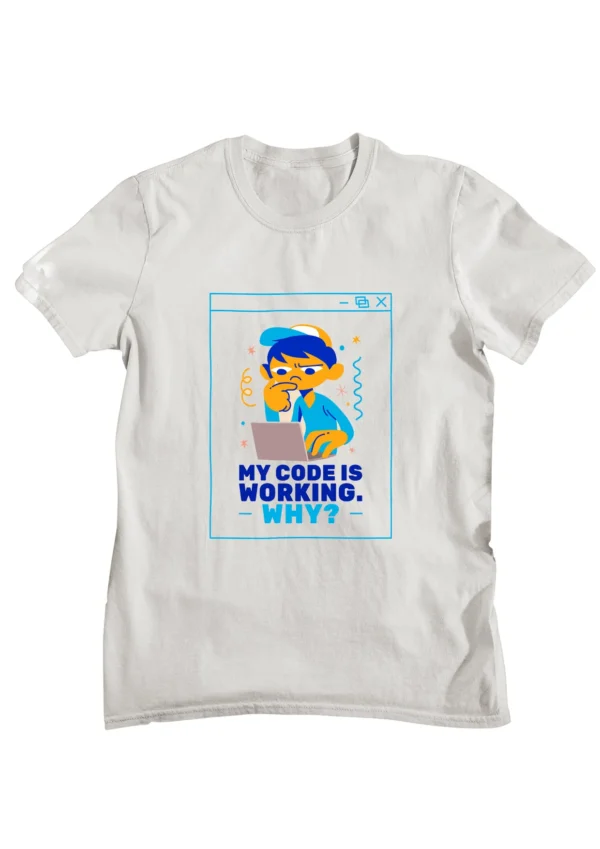 Coding Printed Half Sleeve T-shirt