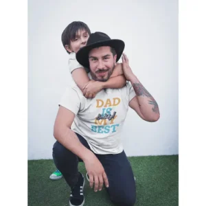 Dad is Buddy Printed T-shirt