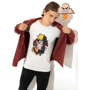 Naruto Printed Half Sleeve T-shirt