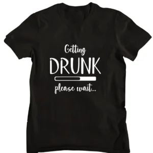 Getting Drunk Half Sleeve T-shirt