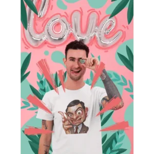 Mr Bean Cartoon Printed T-shirt