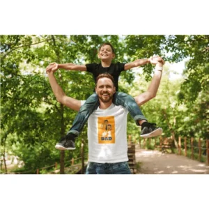 No 1 Dad Half Sleeve Printed T-shirt