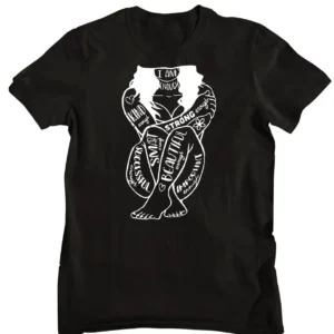 Strong Women Printed Half Sleeve T-shirt