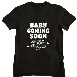 Baby Coming Soon Printed T-shirt