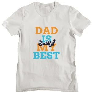 Dad is Buddy Printed T-shirt