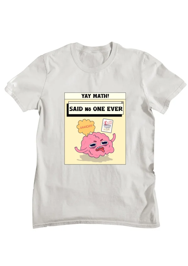 Math Printed Half Sleeve t-shirt