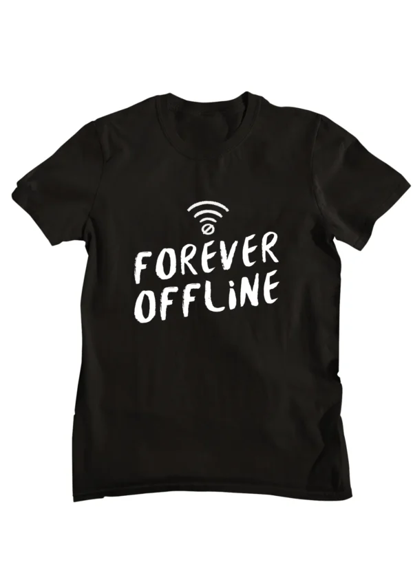 Forever Offline Printed T-shirt