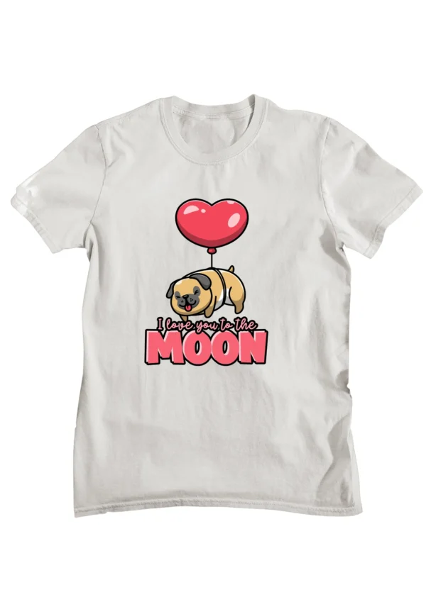 Love You To The Moon Printed T-shirt