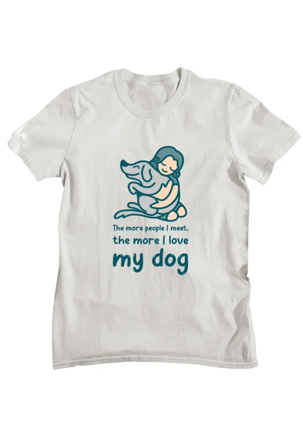 I Love My Dog pet lover t-shirt by Prime Thread