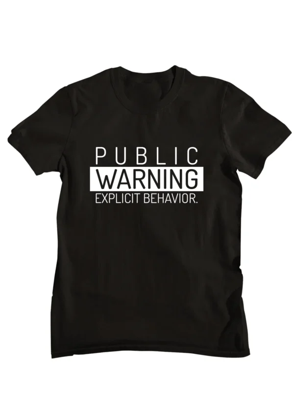 Parental Warning Half Sleeve T-shirt