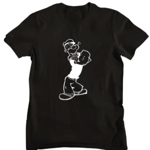 Popeye Cartoon Printed T-shirt