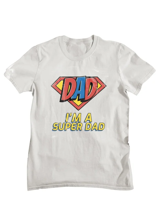 Super Dad Printed T-shirt