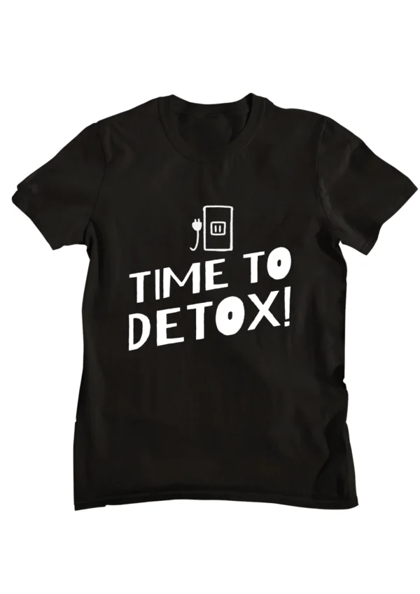 Time To Detox Printed T-shirt