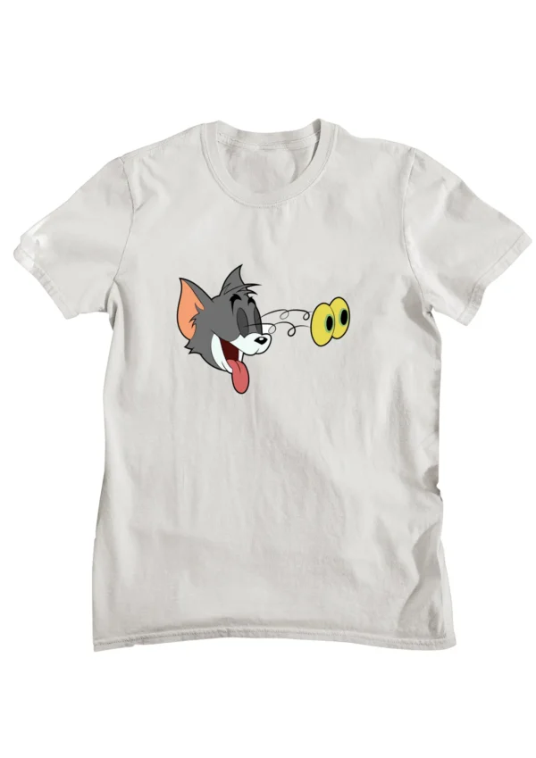 T-shirt with Tom & Jerry classic cartoon graphic print.