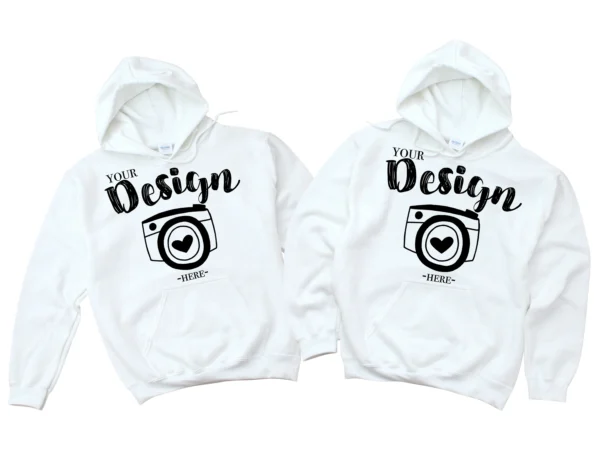 Customize Cotton Couple Hoodie