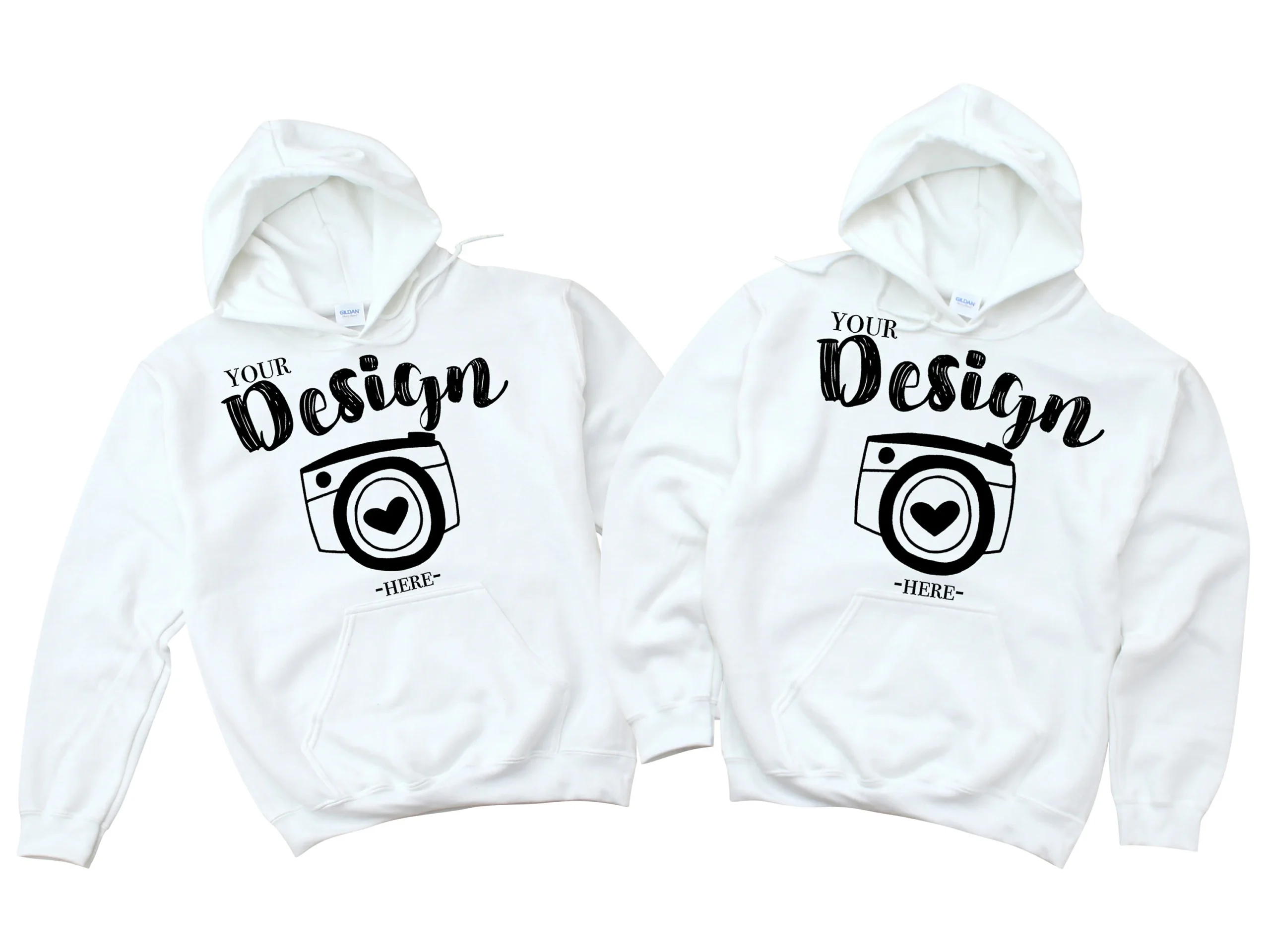 Customize Cotton Couple Hoodie